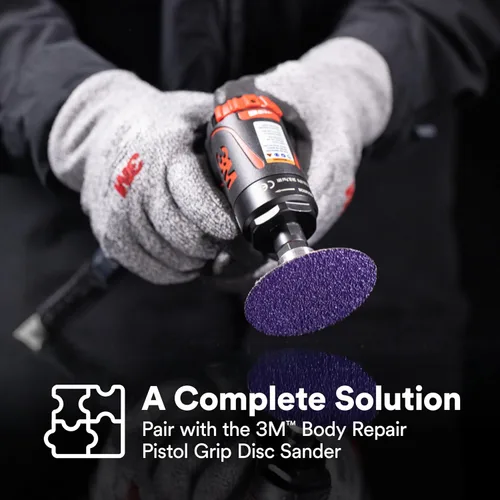 Miniatura 9 de 3M Cubitron 3 Roloc Disco de fibra 33493, 36+, 3 pulgadas, grano de cerámica con forma de precisión, disco abrasivo de cambio rápido para moler