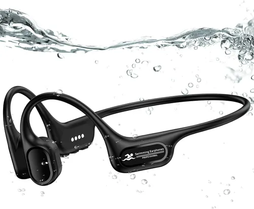 Full-Coverage Liquid Silicone Swimming Headphones,IP68 Waterproof Underwater Headphones, Bluetooth 6.0&MP3 with 32GB Memory