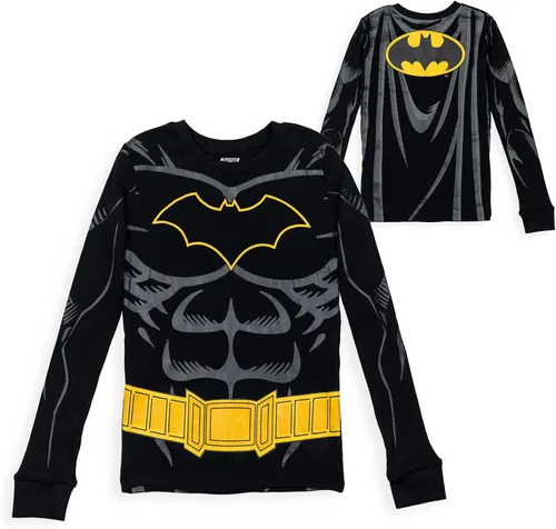 Miniatura 6 de DC Comics Justice League Superman Batman The Flash - Pijama de cosplay para niños pequeños a grandes