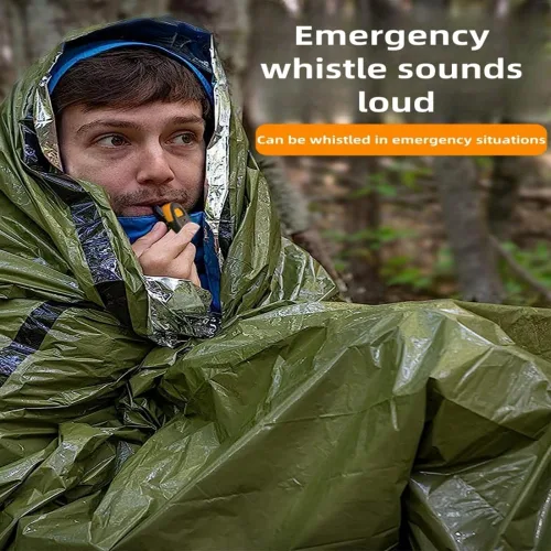 Miniatura 5 de Emergency Survival Tent. Survival Tent with Whistle,Emergency Shelter,Lightweight Life Tent Perfect for Camping, Hiking, and Backpacking.