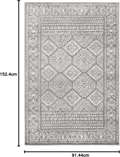 Miniatura 43 de Safavieh - Alfombra decorativa de la colección Tulum, modelo TUL264F, estilo marroquí, bohemio y desgastado, no suelta pelusa, para sala, vestíbulo