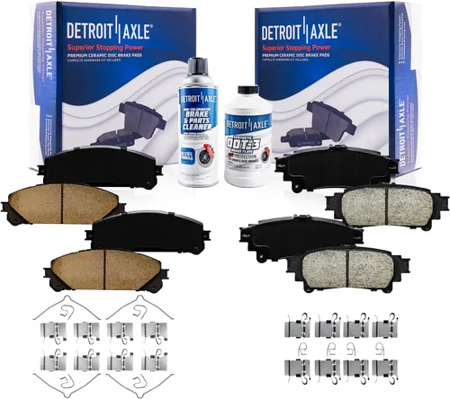 Miniatura 35 de Detroit Axle - Kit de freno trasero para Chevy GMC Silverado Sierra Suburban 1500 Yukon Tahoe Avalanche Cadillac Escalade Pinza de freno de disco