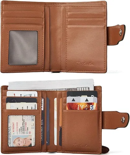 Miniatura 6 de BOSTANTEN Bolso de mano de piel para mujer, bolso de mano grande tipo hobo para el hombro, con pequeño bolsillo con cremallera, billetera