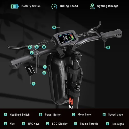 Miniatura 3 de Adult Electric Scooter 55MPH Fast 6000W Dual Motors 60 Miles Long Range Off Road All Terrain Oil Hydraulic Brake Dual Suspension Sports ZonDoo ZO03