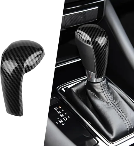 Miniatura 8 de Compatible con Mazda CX-5 CX-9 CX-3 6 3 Accesorios Cubierta de la perilla de la palanca de cambios del coche, tapa de ajuste de panel de engranajes