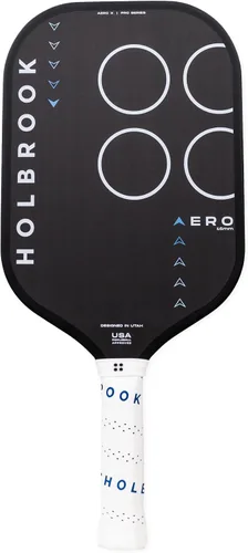 Miniatura 14 de Holbrook Paleta de pickleball sin bordes de la serie Aero: Aprobado por USAPA, superficie de fibra de carbono, núcleo de polipropileno de espuma