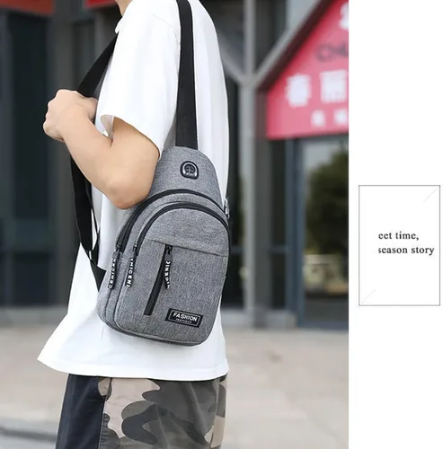 Miniatura 8 de Gecau Bolso bandolera multiusos - Bolso cruzado en el pecho - Mochila deportiva de senderismo - Mochila casual para hombres y mujeres
