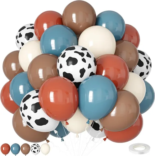 Miniatura 24 de Globos azul marino y dorados, 50 piezas de globos de confeti azul marino perla doble relleno blanco arena metálico cromado dorado de 12 pulgadas