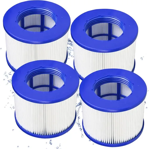 Miniatura 7 de Cartuchos de filtro atornillables para bañera de hidromasaje de repuesto para todos los RELXTIME, ALEKO, Wejoy, Aquaspa Spa, filtro inteligente de 6