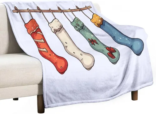 Miniatura 43 de Manta de Navidad de gnomo, manta de Navidad suave y cálida de 30 x 40 pulgadas, manta de franela cálida para cama, sofá, regalos para niños