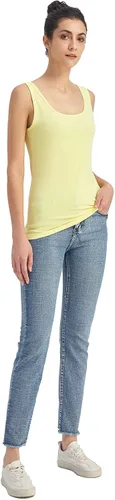 Miniatura 4 de Liang Rou Camiseta sin mangas con cuello redondo elástico para mujer