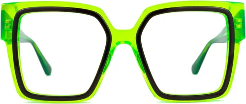 Miniatura 7 de VOOGLAM Gafas cuadradas de gran tamaño con bloqueo de luz azul para mujeres y hombres, anti fatiga ocular UV Huffman