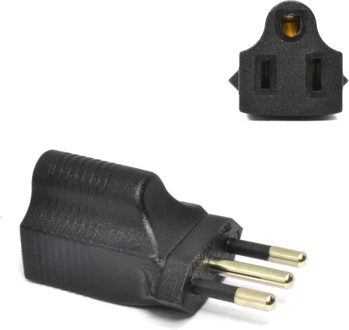 Miniatura 14 de Ceptics Japón, Filipinas NEMA 1-15 Adaptador de Enchufe de Energía para Viaje Acepta NEMA 5-15R - Certificado ETL - Grado Industrial (IG-6)