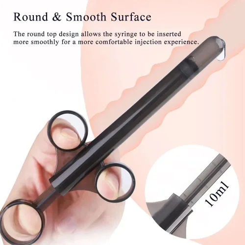Miniatura 3 de Inyector de lubricante para enema, inyector de enema anal, reutilizable, aplicador de lubricante, aplicador de lubricante, juguetes sexuales