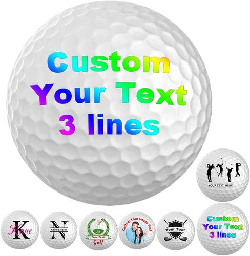 Miniatura 9 de Pelotas de golf personalizadas con logotipo de nombre de imagen para hombres y mujeres, puedes personalizar padrinos de boda únicos, regalo