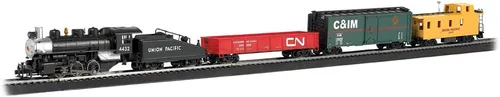 Miniatura 3 de Bachmann Trains - Juego de tren eléctrico Pacific Flyer listo para usar - escala HO