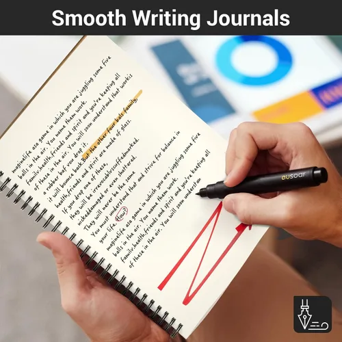Miniatura 6 de EUSOAR Cuaderno en espiral en blanco de tapa dura, B5, 6 paquetes de 7.3 x 10.2 pulgadas, cuadernos de escritura de viaje, bloc de notas de notas
