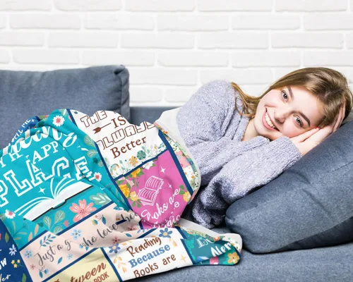 Miniatura 3 de QOJUYO Regalos navideños para amantes de los libros para mujeres, regalos para amantes de los libros, bibliotecaria/ratón de biblioteca, regalo