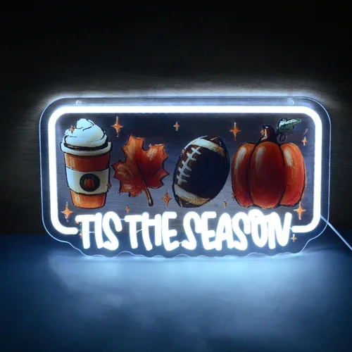 Miniatura 15 de Letrero de neón de Navidad de Salchicha Dachshund Sombrero de Santa LED Regalo de Navidad para niños, amantes de mascotas, lámpara de astas
