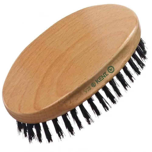 Miniatura 10 de Kent Kit de barba para hombre, peine para bigote de barba extra pequeño 81T, peine de bolsillo para dientes finos FOT y cepillo de pelo de palma