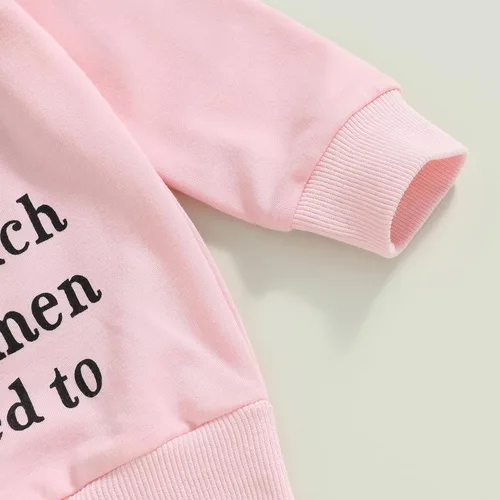Miniatura 58 de Mandizy Conjunto de ropa de otoño para bebé niña pequeña, sudadera de manga larga con estampado de letras bendecidas, pantalones de camuflaje