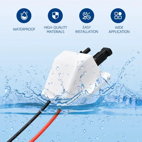 Miniatura 6 de Glándula de entrada de cable solar Slocable con cable de cobre suave 10AWG de 10 pies, carcasa de entrada de doble cable resistente a los rayos UV