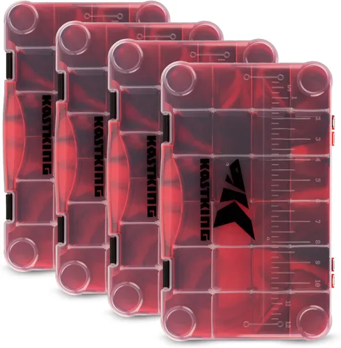 Miniatura 20 de KastKing Cajas de aparejos, caja de plástico, caja organizadora de almacenamiento de plástico con divisores extraíbles, almacenamiento de aparejos