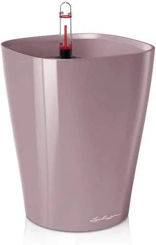 Miniatura 5 de Lechuza 14949 Mini Deltini - Maceta de riego automático para uso en interiores y exteriores, 4 x 4 x 5 pulgadas, color carbón