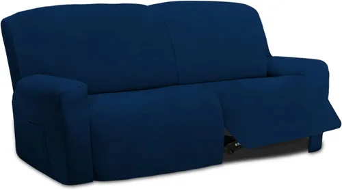 Miniatura 74 de Easy-Going - Funda elástica de microfibra para sofá reclinable seccional, suave vellón ajustable a tu sofá de 2 cuerpos, lavable, protege tus