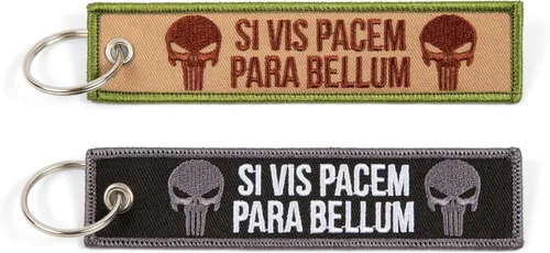 Miniatura 9 de Great 1 Products Llavero militar etiqueta con llavero y mosquetón - llaves, coches, motocicletas, mochilas, equipaje y regalos - EDC