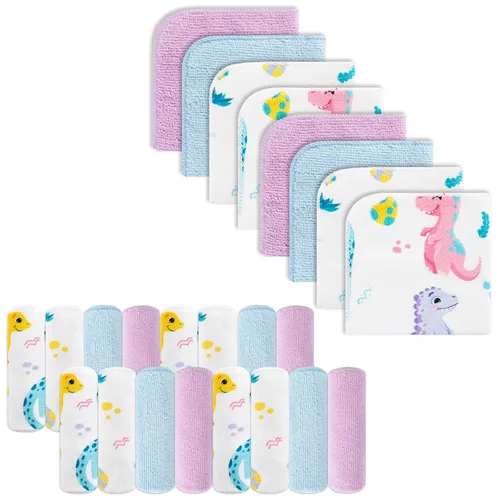 Miniatura 15 de softan Toallitas para bebé, paquete de 24 toallitas de baño para bebé extrasuaves y ultra absorbentes, toallitas faciales para bebé unisex