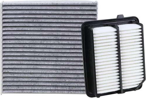 Miniatura 10 de Kit de filtro de aire de motor 17220-5BA-A00 y filtro de aire de cabina 80292-TF0-G01 Compatible con Honda Civic 2.0L de aspiración natural