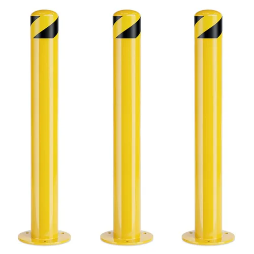 Miniatura 10 de Poste de bolardo de seguridad, bolardos de acero, bolardo de estacionamiento, poste de barrera de estacionamiento de seguridad recubierto de polvo