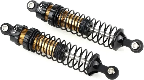 Miniatura 2 de LCX Racing 1/10th RC Crawler Car 2PCS 3.543 in Metal Suspensión Amortiguador Amortiguador para Traxxas TRX4 TRX6 Axial SCX10 SCX10 II 90046 Redcat