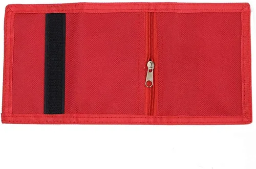 Miniatura 2 de Cartera de lona triple RFID para deportes al aire libre para hombres lindo monedero con cremallera y bolsillo frontal para niños color camuflaje