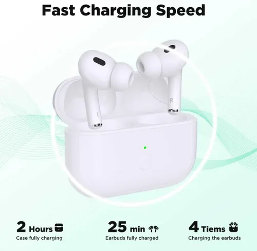 Miniatura 5 de Funda de carga inalámbrica para Airpod Pro 2 para Air Pod Pro 1/2, funda de carga de repuesto para Airpod Pro con puerto USB-C, botón