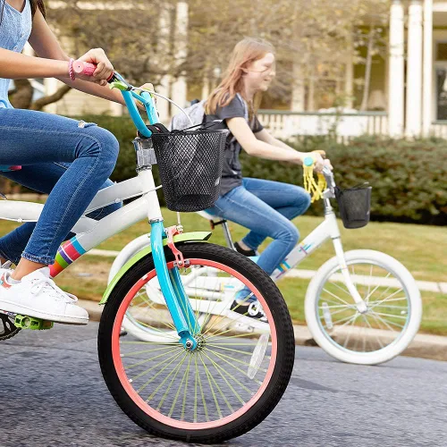 Miniatura 8 de Cesta de Bicicleta para Niños ANZOME, Cesta de Bicicleta para Niños y Niñas, Cesta de Bicicleta de Alambre de Metal Impermeable para Niños, Adecuada