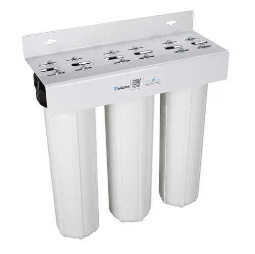 Home Master HMF3SDGFEC filtro de agua de 3 etapas con carbono, hierro y sedimentos finos, para toda la casa