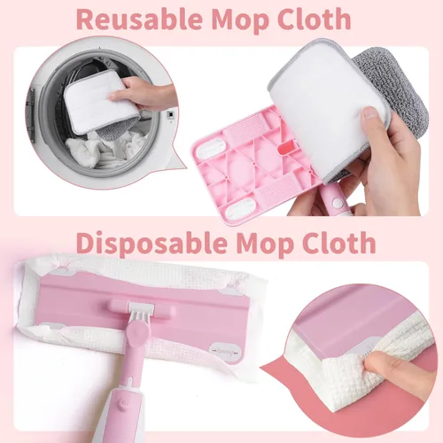 Miniatura 2 de Trapeador con atomizador para niños, juego de limpieza de mopa para niños, juego de mini trapeador de trabajo real y recogedor de escoba para niños