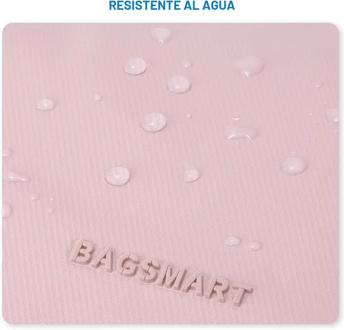 Miniatura 5 de Bolsa de aseo Bagsmart para hombres, organizador de artículos de viaje, kit Dopp resistente al agua, bolsa de afeitado para accesorios de aseo, Beige