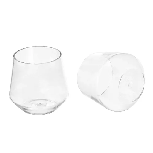 Miniatura 3 de Amazon Basics Tritan - Vaso de vino de plástico sin BPA, 14 onzas, transparente, juego de 4