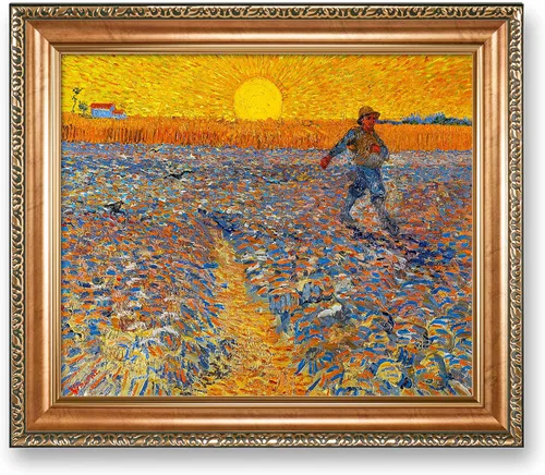 Miniatura 129 de A&T ARTWORK Noche estrellada sobre el Ródano de Vincent Van Gogh. Tamaño del marco: 36 x 30 pulgadas, tamaño de la imagen: 30 x 24 pulgadas