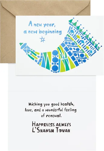 Miniatura 3 de Hallmark Árbol de la vida Rosh Hashanah surtido de cartas, bendiciones (6 tarjetas con sobres)