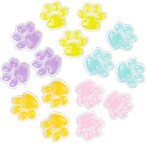 Miniatura 9 de KEYDUACU 20 imanes de nevera 3D con huella de gato fuerte magnético decorativo para nevera para cocina, oficina, pizarra blanca, gabinete de Mix1