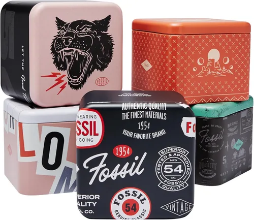 Miniatura 6 de Fossil Reloj de mujer original Boyfriend con cronógrafo y brazalete de cuero genuino