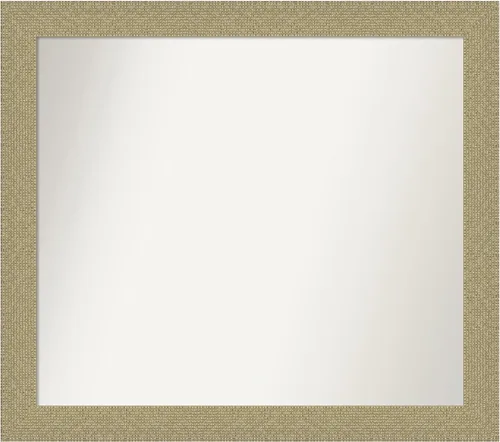 Miniatura 82 de Amanti Art Espejo de pared personalizado no biselado (24.25 x 24.25 pulgadas), marco dorado de mosaico, varios tamaños personalizados, espejo