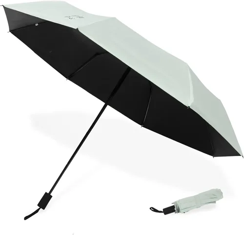 Xiuying Feng Paraguas de viaje a prueba de viento ligero sol y lluvia paraguas para mujeres y hombres protección UV varios colores regalos