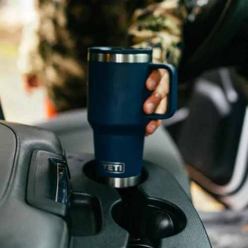 Miniatura 4 de YETI Rambler - Taza de viaje de 30 oz con tapa con pajita abatible - Acero inoxidable, aislada al vacío, a prueba de fugas, compatible con Negro