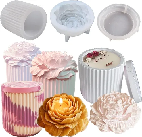 Miniatura 9 de Moldes cruzados de silicona para velas cruzadas, moldes de freshie de automóvil para cuentas aromáticas para freshies, moldes de resina epoxi