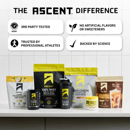 Miniatura 8 de Ascent Native Fuel Polvo de proteína de caseína micelar, 1